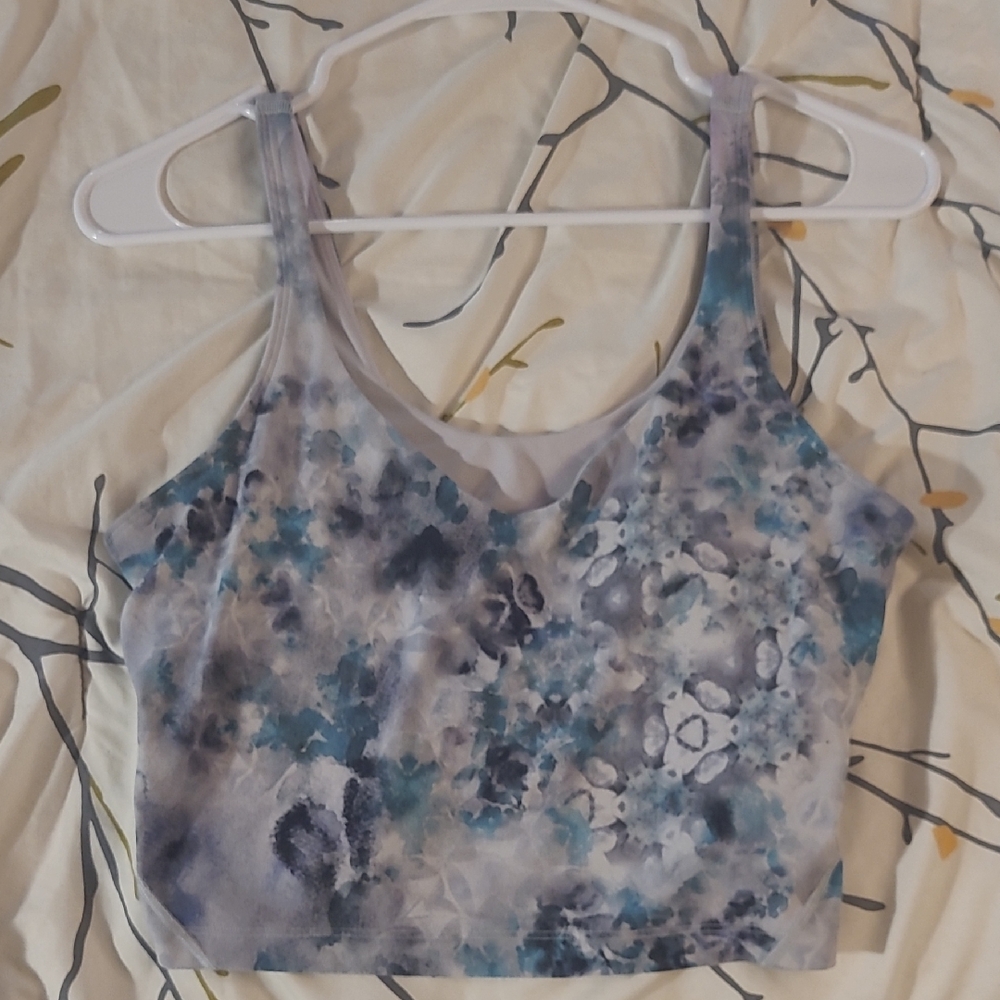 Lulu Lemon Align Blue/Gray Activewear Top